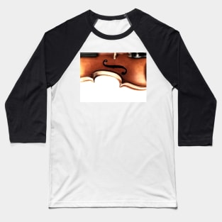 Violin Detail Baseball T-Shirt